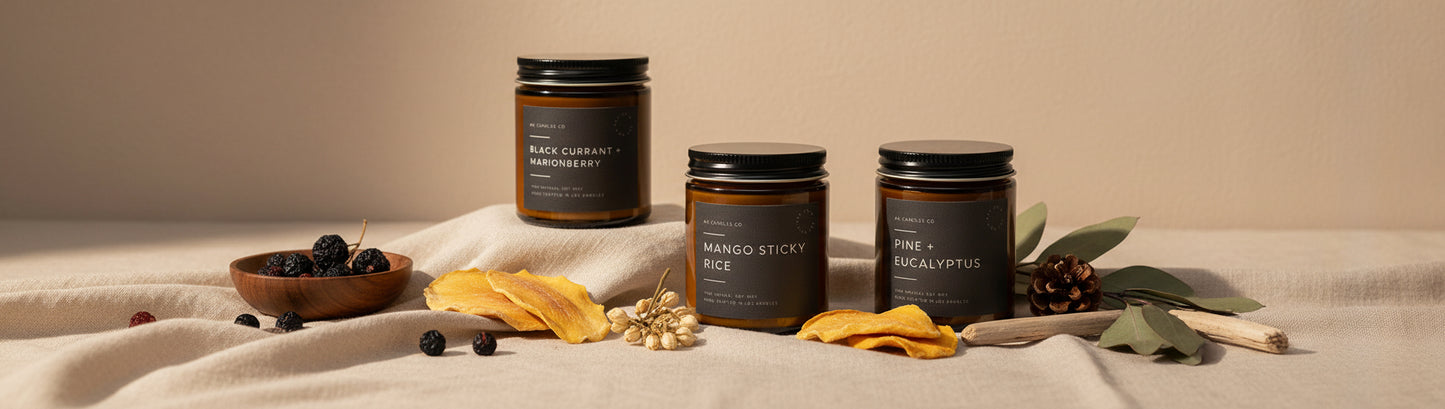 Set of Three 4 oz. Candles