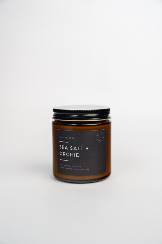 Sea Salt + Orchid Candle