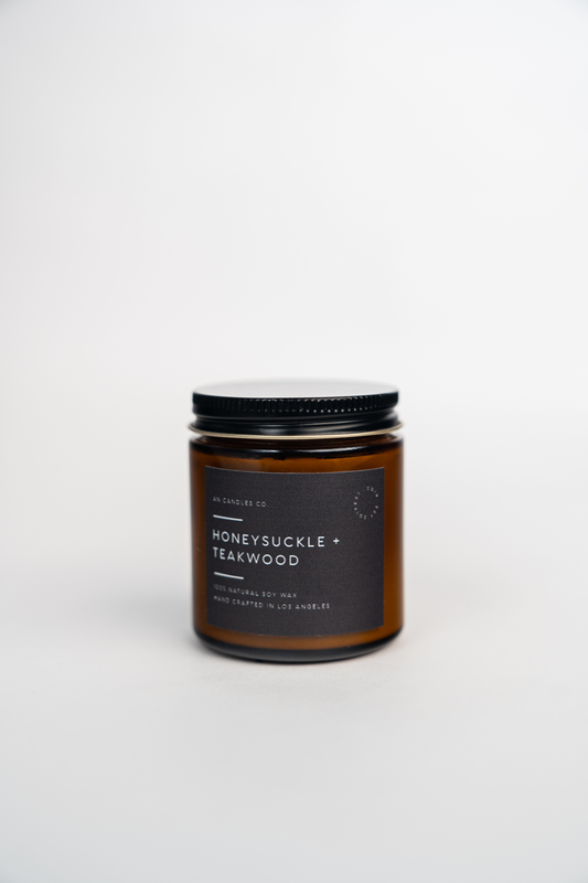 Honeysuckle +  Teakwood Candle