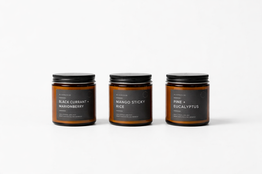 Set of Three 4 oz. Candles